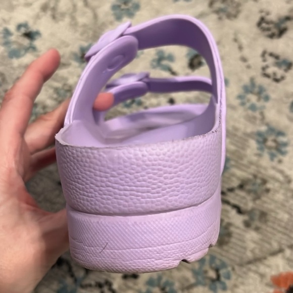 MIA Lavender Flatform Slide Sandal Size 6 - Picture 9 of 16